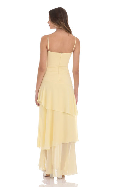 ISALINE | ROBE EN VOLANTS