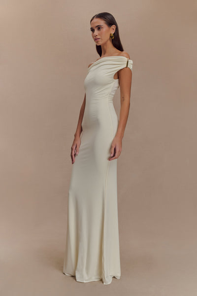 AURÉLIA | ROBE LONGUE ÉPAULES DÉNUDÉES