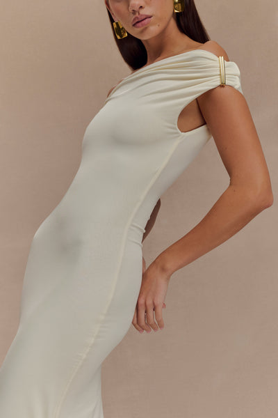 AURÉLIA | ROBE LONGUE ÉPAULES DÉNUDÉES
