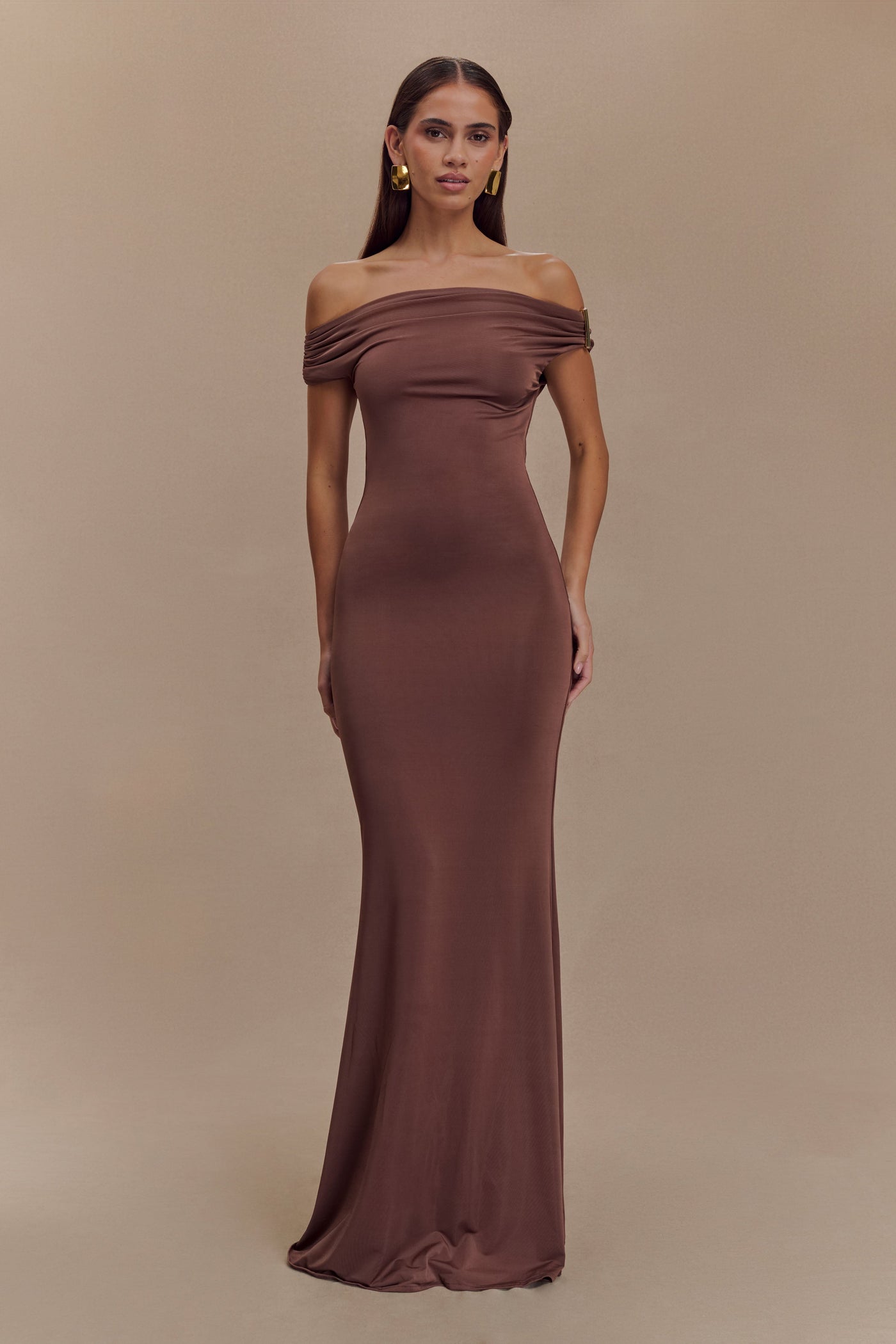 AURÉLIA | ROBE LONGUE ÉPAULES DÉNUDÉES