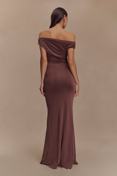 AURÉLIA | ROBE LONGUE ÉPAULES DÉNUDÉES