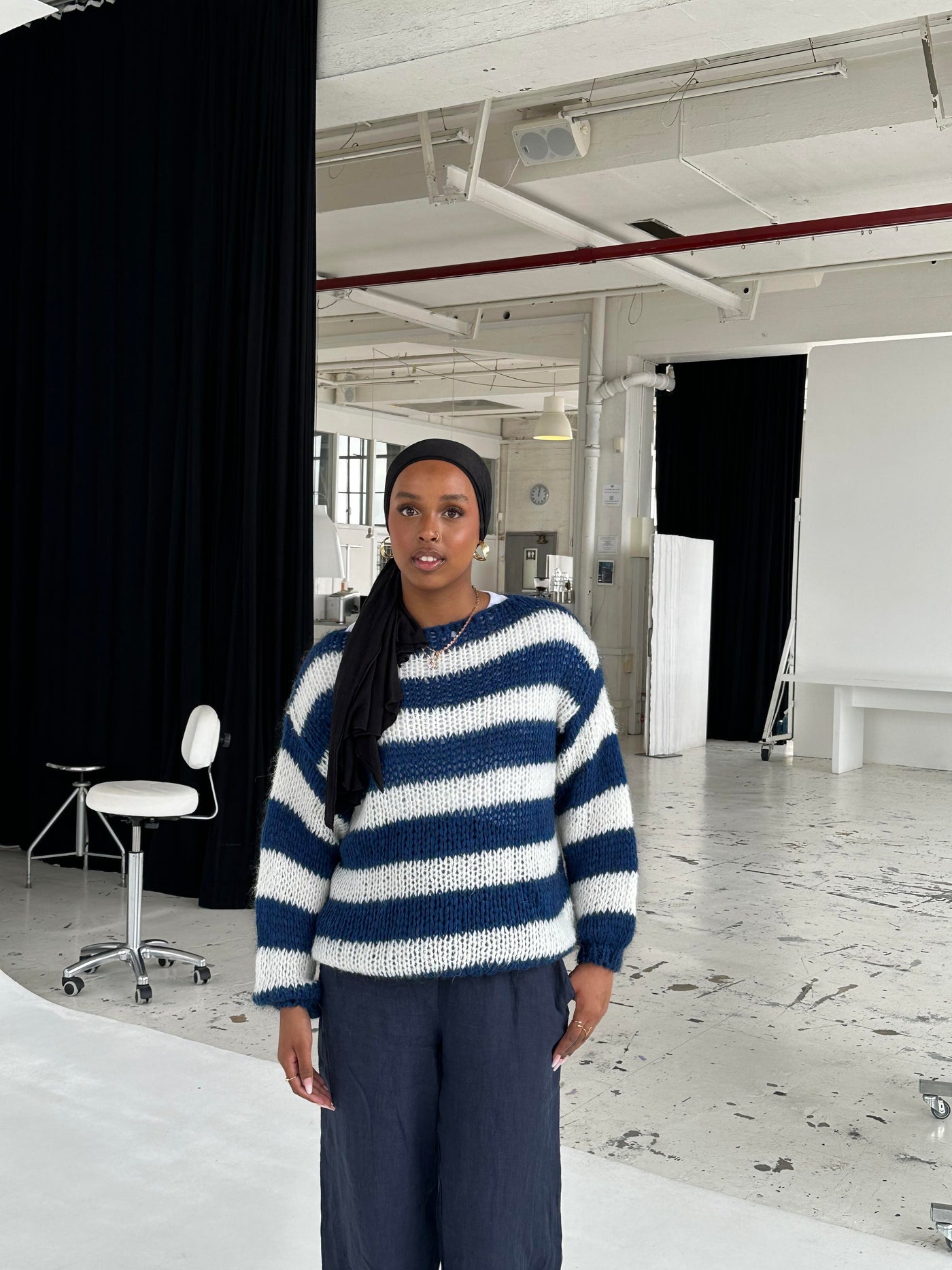 AMÉLIE | PULL EN TRICOT RAYÉ