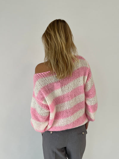 AMÉLIE | PULL EN TRICOT RAYÉ