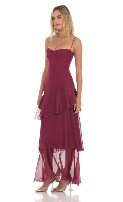 ISALINE | ROBE EN VOLANTS