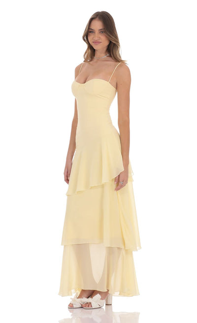 ISALINE | ROBE EN VOLANTS