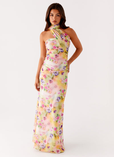 CAMILIA | ROBE LONGUE CROISÉE