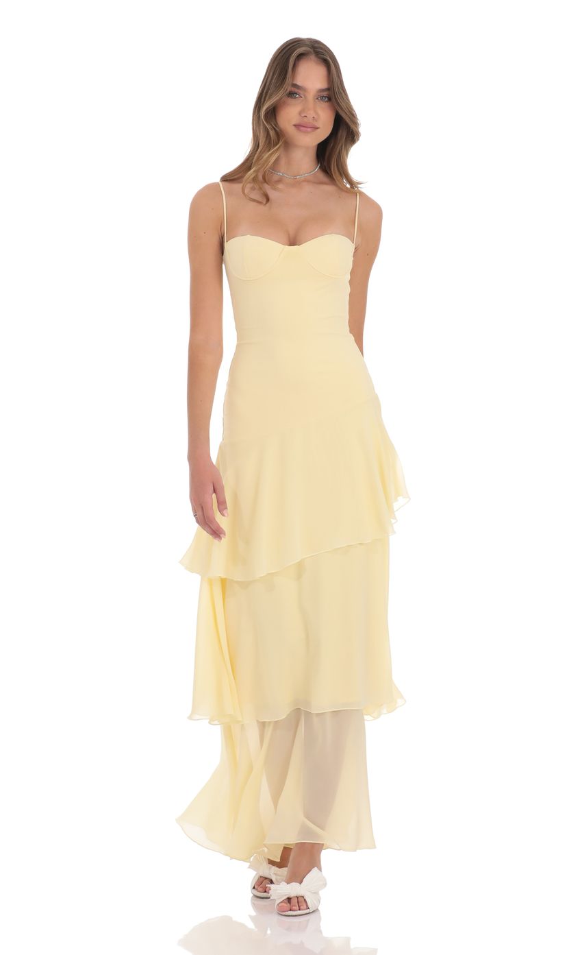 ISALINE | ROBE EN VOLANTS