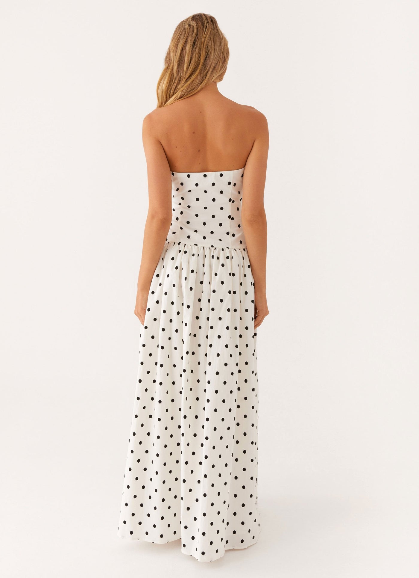 ANDORRA | ROBE LONGUE BUSTIER IMPRIMÉE