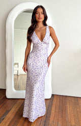 MARCELINA | ROBE LONGUE EN DENTELLE FLORALE