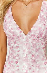 MARCELINA | ROBE LONGUE EN DENTELLE FLORALE