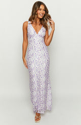 MARCELINA | ROBE LONGUE EN DENTELLE FLORALE