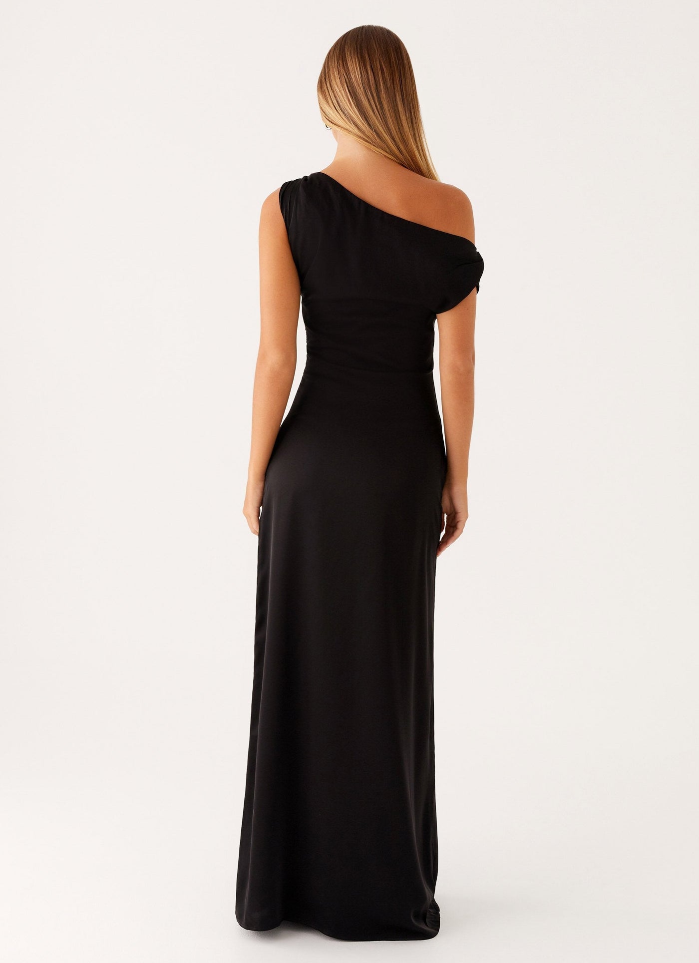 Élodie | Robe Longue Satinée Cœur de Cristal