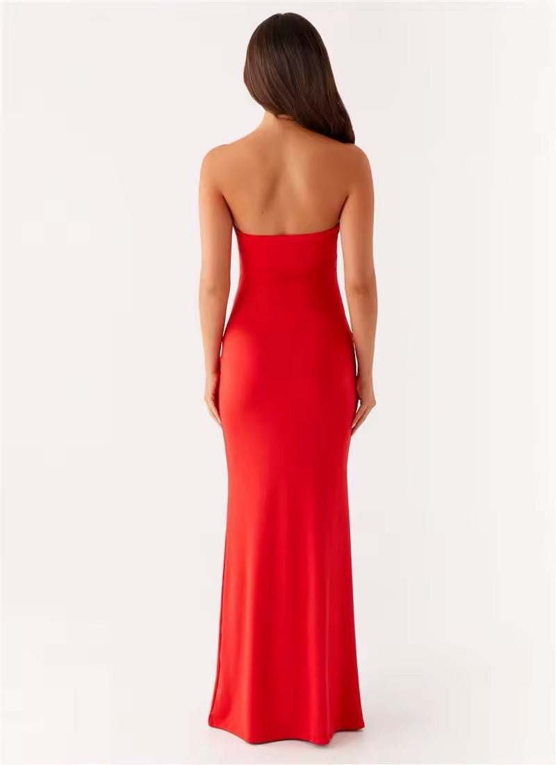 ANA | ROBE MAXI À DÉTAILS FLORAUX