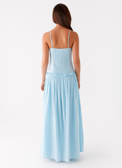 Amandine | robe maxi sans manches