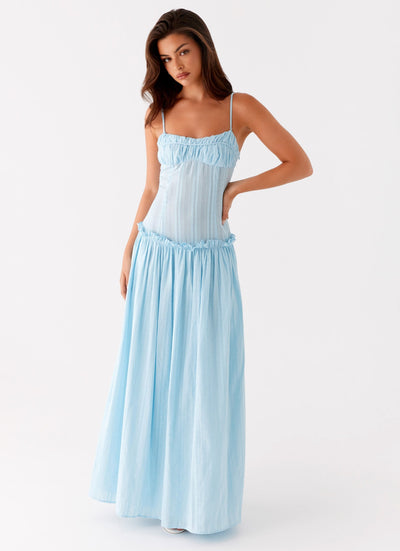 Amandine | robe maxi sans manches