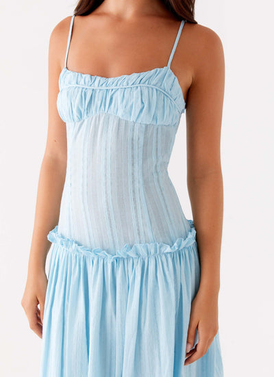 Amandine | robe maxi sans manches