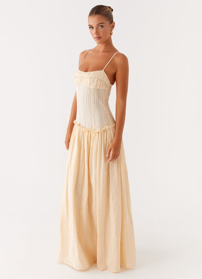 Amandine | robe maxi sans manches