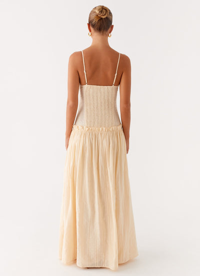 Amandine | robe maxi sans manches