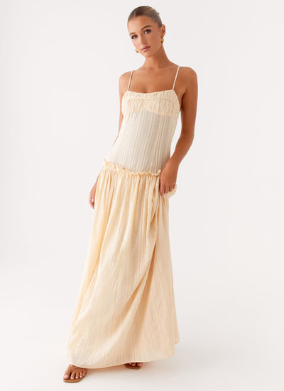 Amandine | robe maxi sans manches