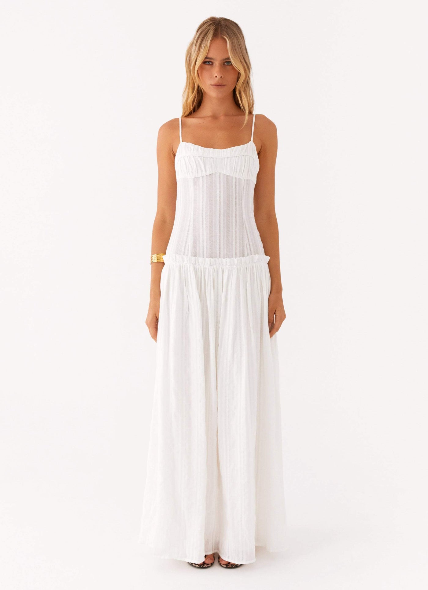 Amandine | robe maxi sans manches