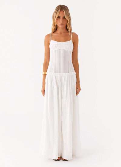 Amandine | robe maxi sans manches