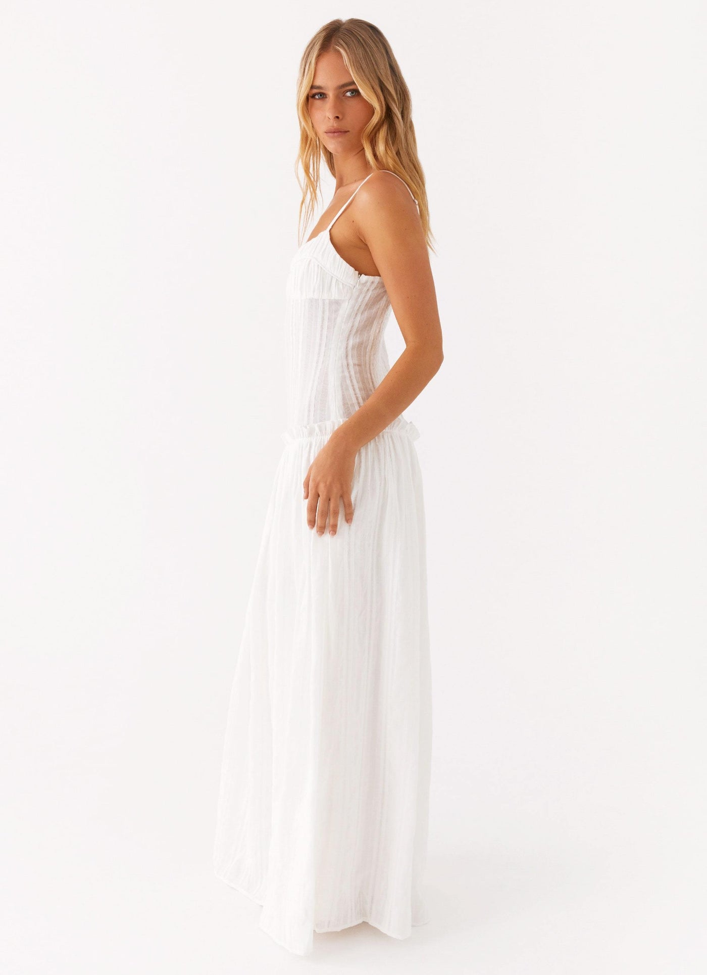 Amandine | robe maxi sans manches