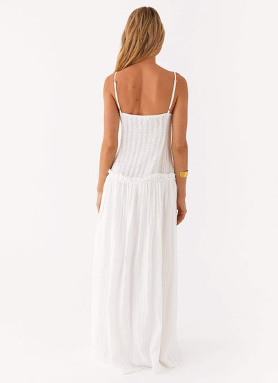 Amandine | robe maxi sans manches