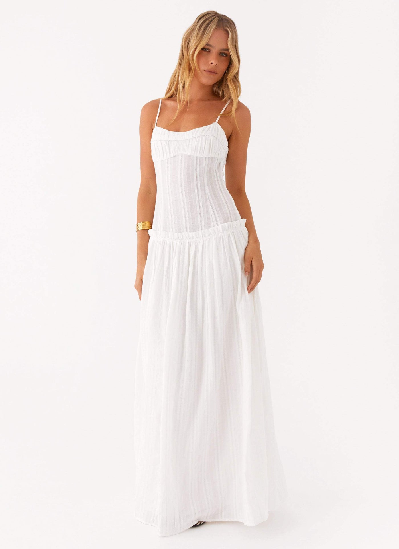 Amandine | robe maxi sans manches
