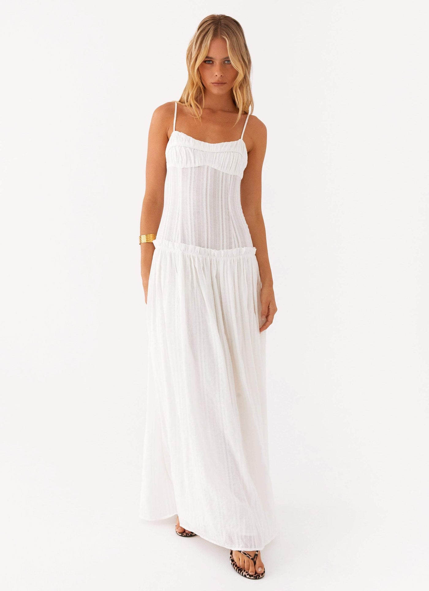 Amandine | robe maxi sans manches