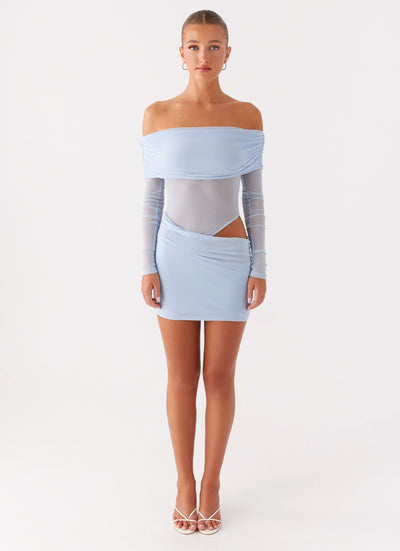 LIORA | ROBE MINI ÉPAULES DÉNUDÉES