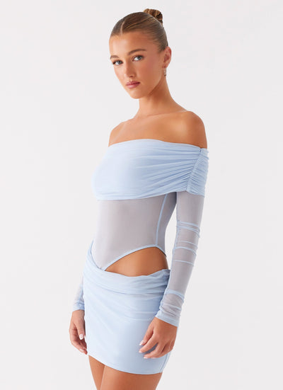 LIORA | ROBE MINI ÉPAULES DÉNUDÉES