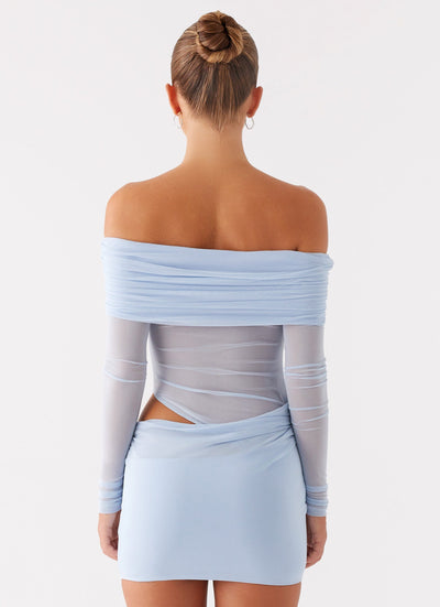 LIORA | ROBE MINI ÉPAULES DÉNUDÉES