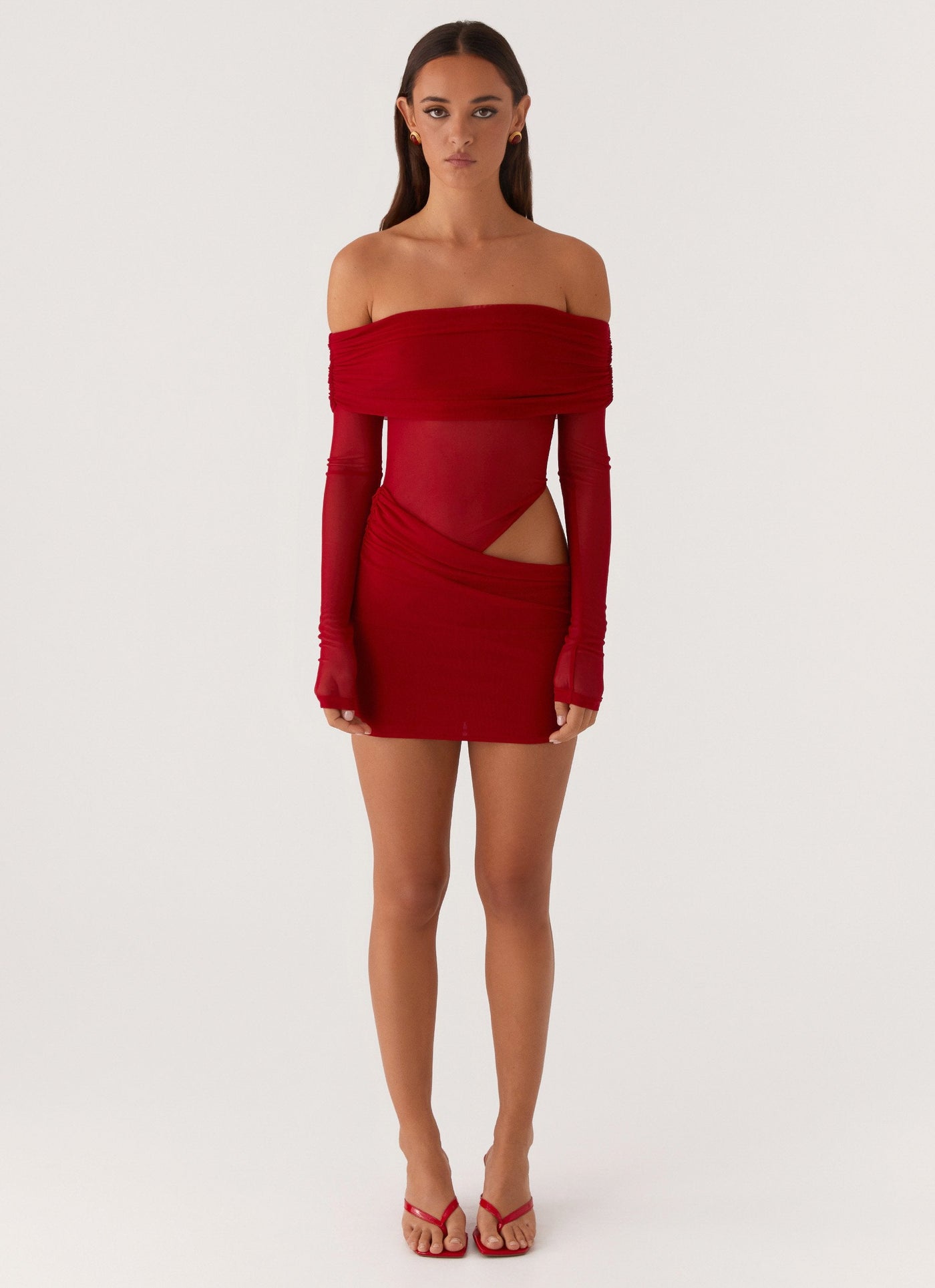 LIORA | ROBE MINI ÉPAULES DÉNUDÉES