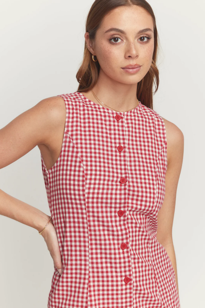 MIREILLE | ROBE À CARREAUX