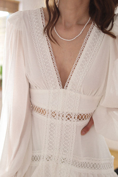 LÉA | ROBE MAXI EN VOILE