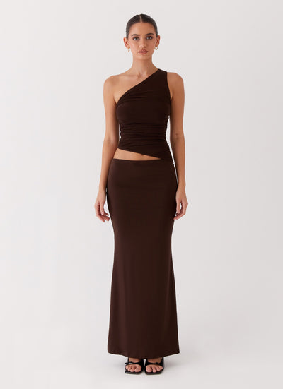 Chloé | Robe Longue Asymétrique