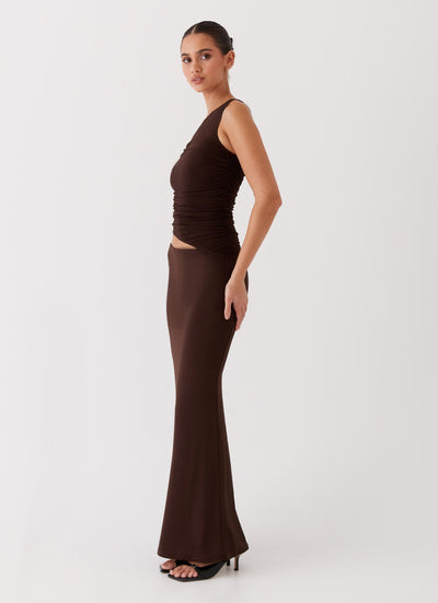 Chloé | Robe Longue Asymétrique