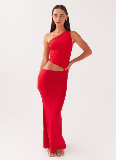 Chloé | Robe Longue Asymétrique