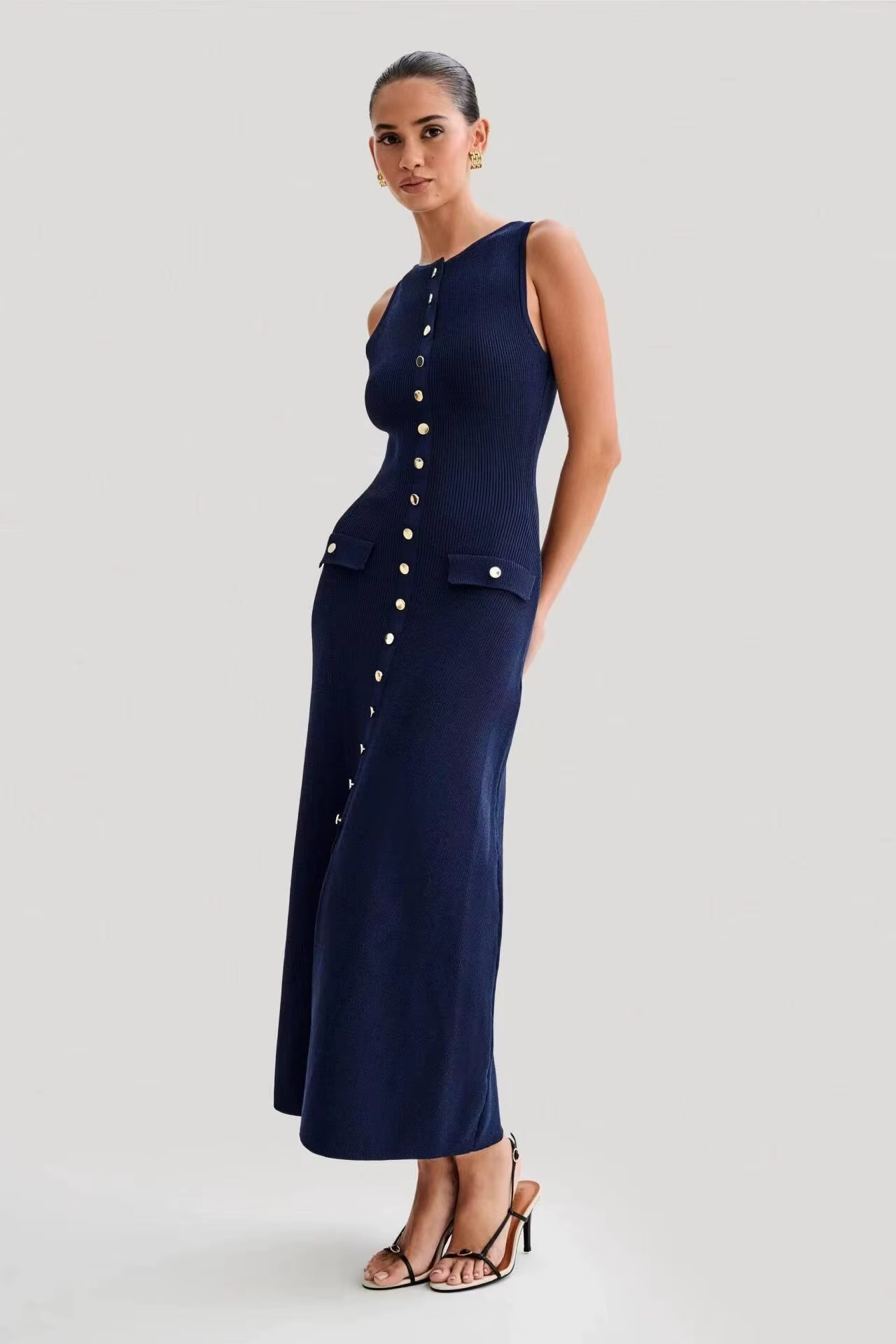 CARO | ROBE BOUTONNÉE STRUCTURÉE