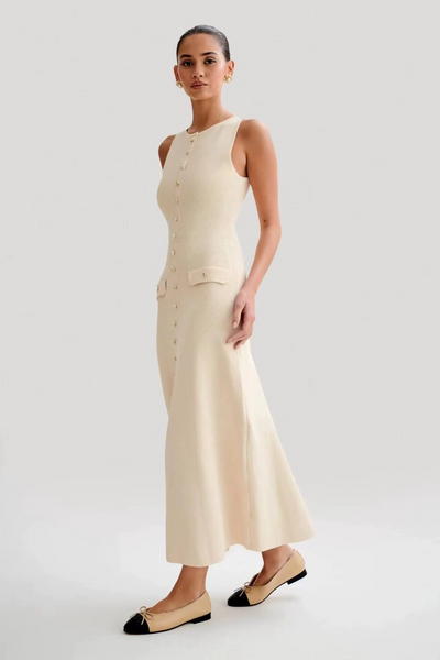CARO | ROBE BOUTONNÉE STRUCTURÉE