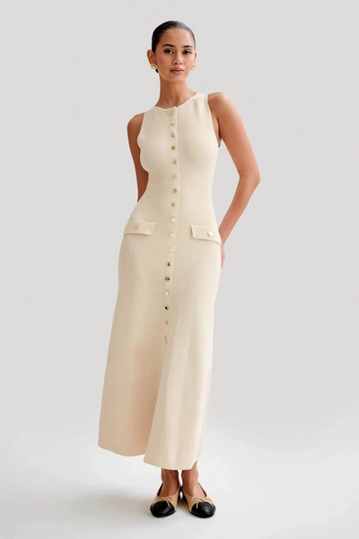 CARO | ROBE BOUTONNÉE STRUCTURÉE