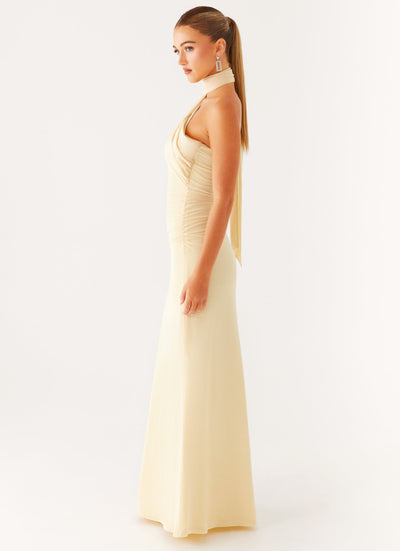 CAMILIA | ROBE LONGUE CROISÉE