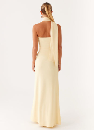 CAMILIA | ROBE LONGUE CROISÉE