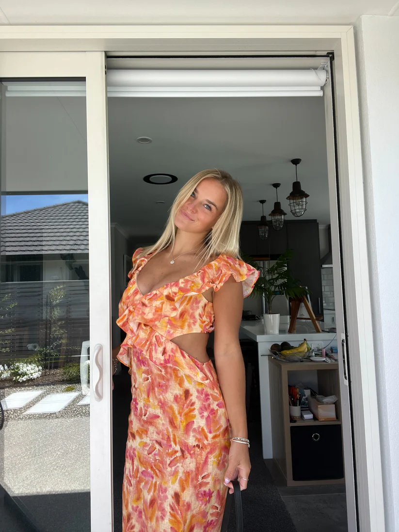 MARISEL | ROBE VOLANTÉE