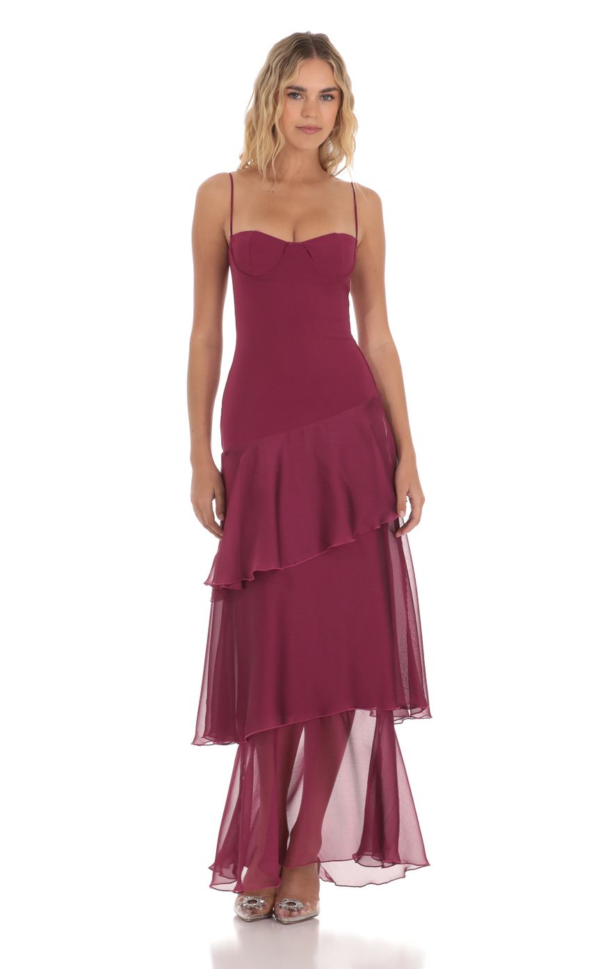 ISALINE | ROBE EN VOLANTS