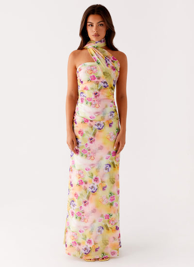 CAMILIA | ROBE LONGUE CROISÉE