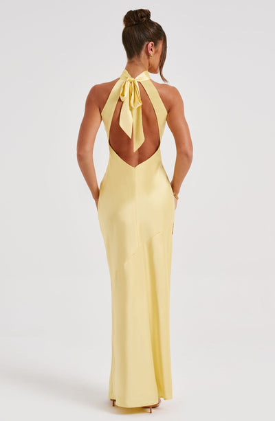 RAQUEL | ROBE LONGUE SATINÉE