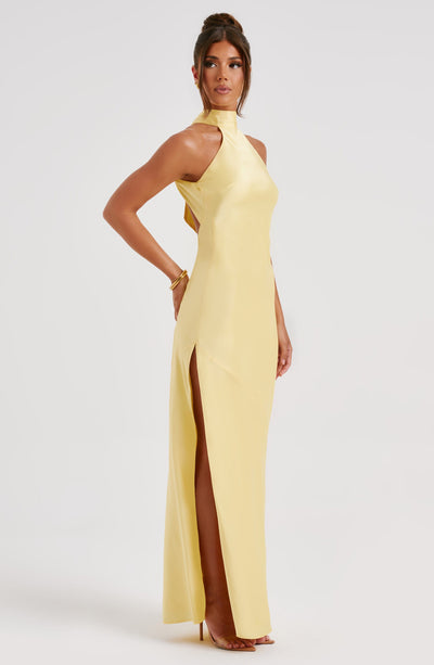 RAQUEL | ROBE LONGUE SATINÉE