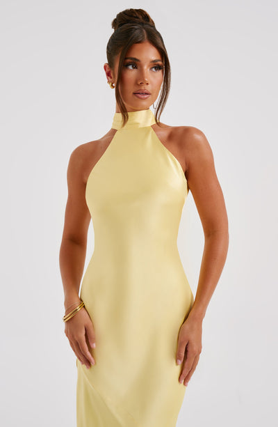 RAQUEL | ROBE LONGUE SATINÉE