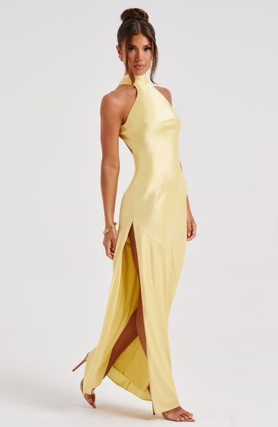 RAQUEL | ROBE LONGUE SATINÉE